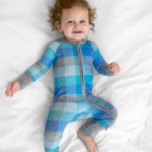 NWOT Little Sleepies Arctic Plaid Zippy